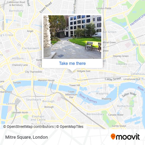 Mitre Square map