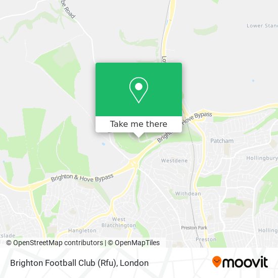 Brighton Football Club (Rfu) map