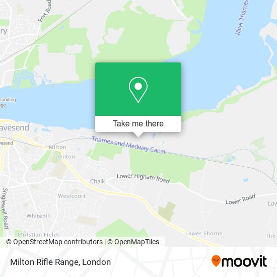 Milton Rifle Range map