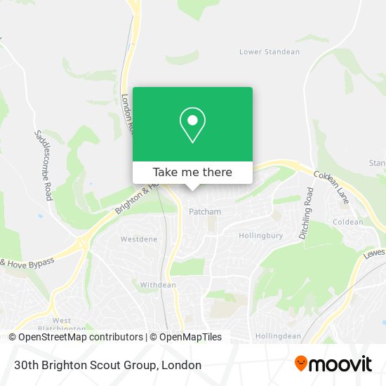 30th Brighton Scout Group map