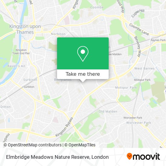 Elmbridge Meadows Nature Reserve map