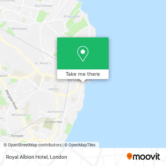 Royal Albion Hotel map