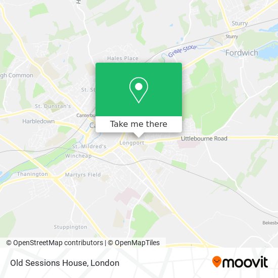 Old Sessions House map