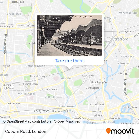 Coborn Road map