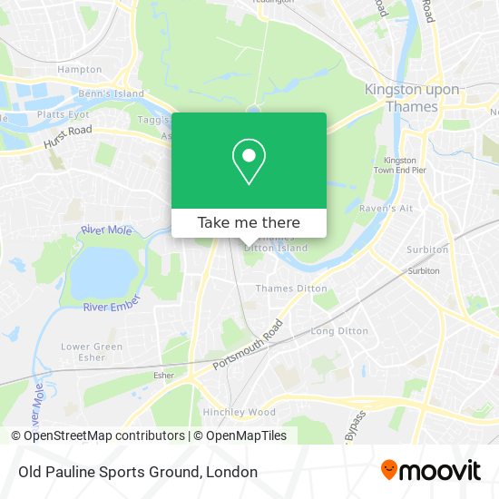 Old Pauline Sports Ground map