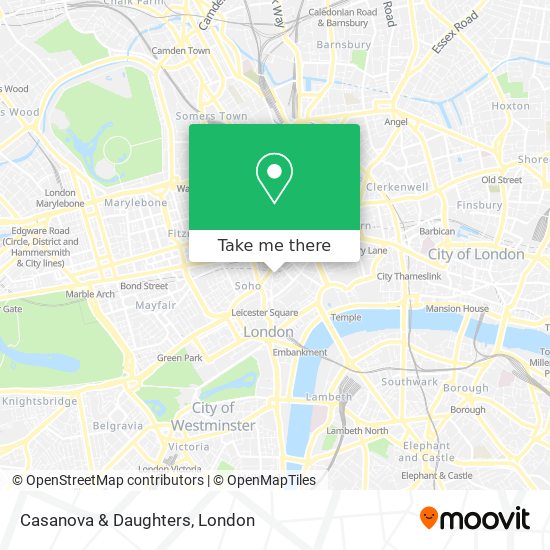 Casanova & Daughters map