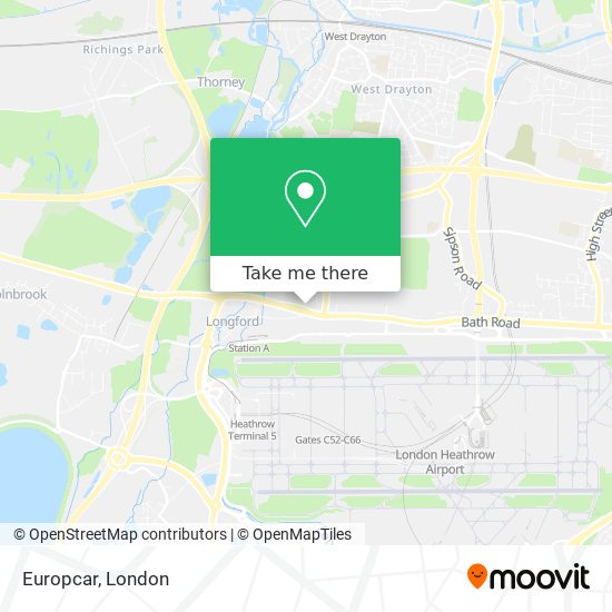 Europcar map