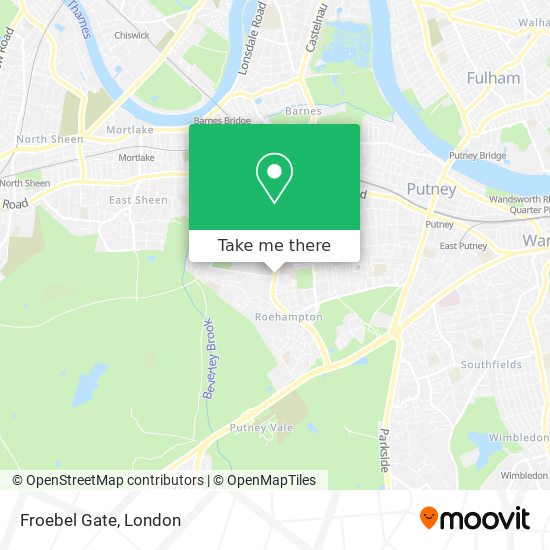 Froebel Gate map