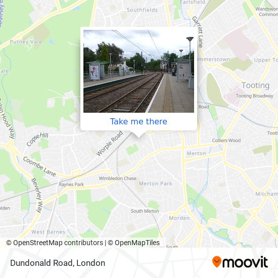 Dundonald Road map