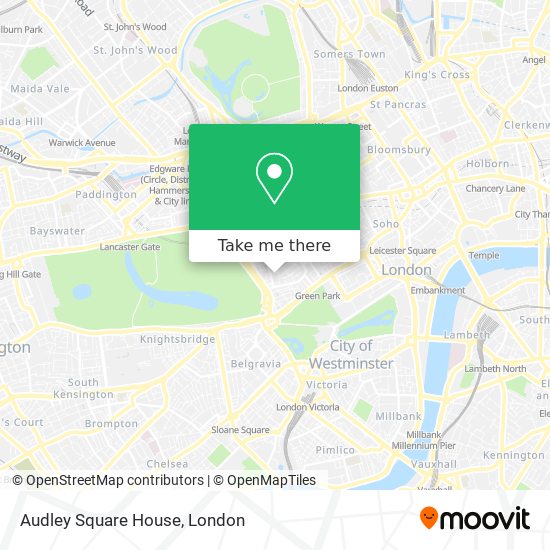 Audley Square House map