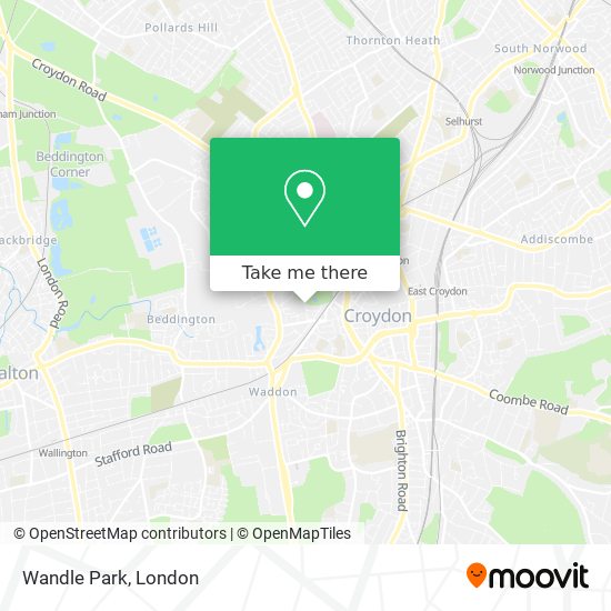 Wandle Park map