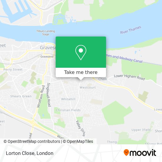 Lorton Close map