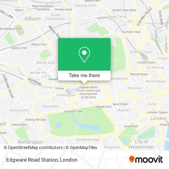 Edgware Road Station map