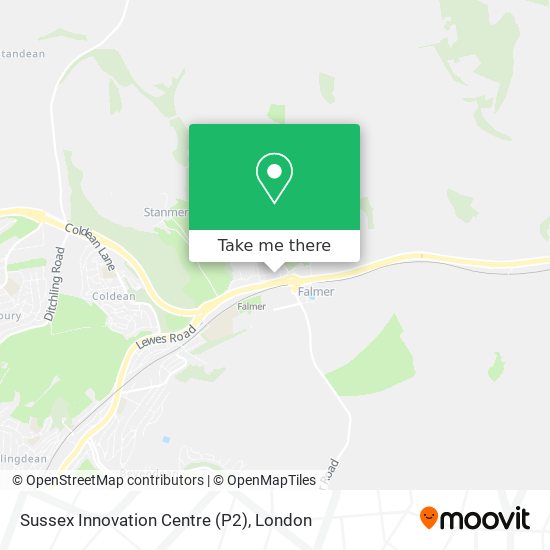 Sussex Innovation Centre (P2) map