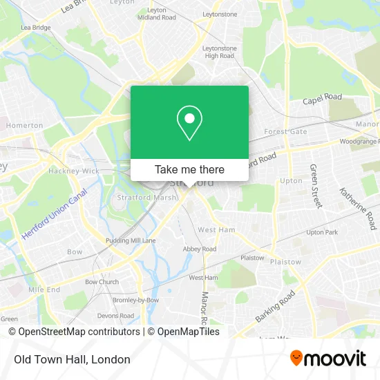 Old Town Hall map