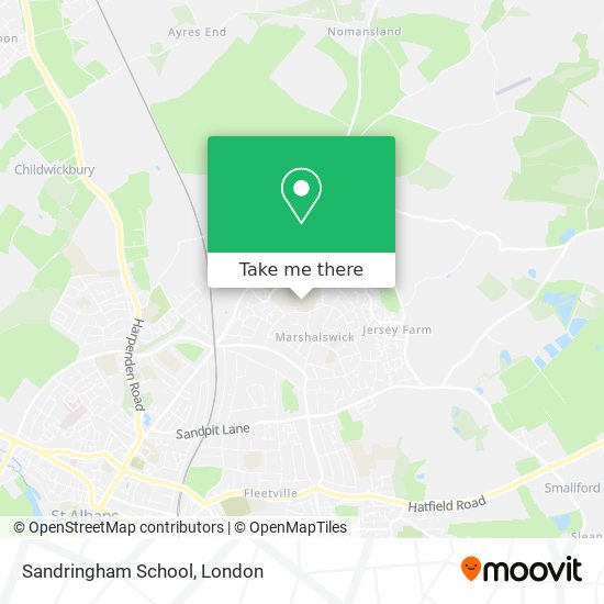 Sandringham School map