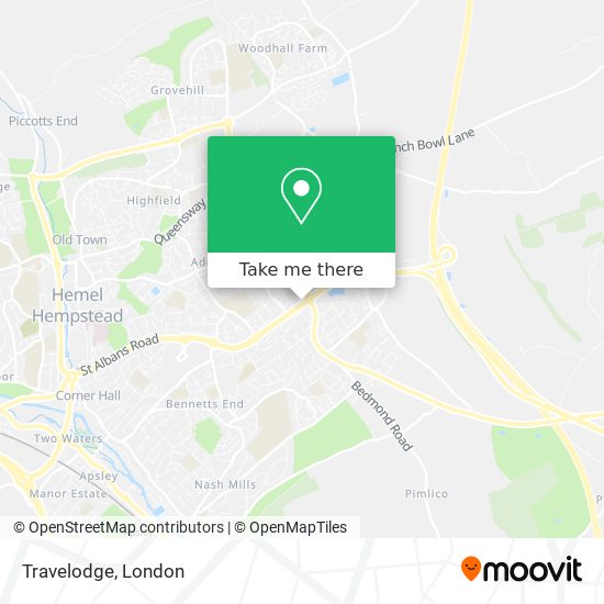 Travelodge map