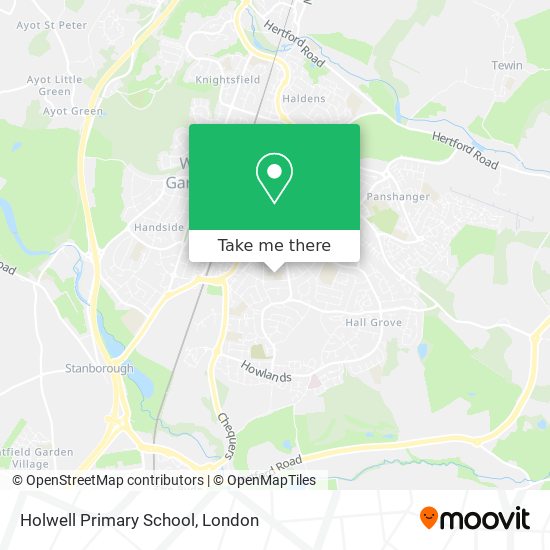 Holwell Primary School map
