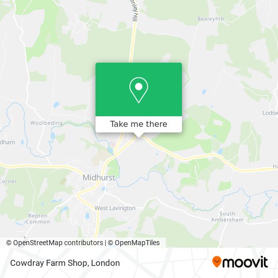 Cowdray Farm Shop map