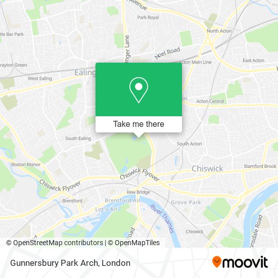 Gunnersbury Park Arch map