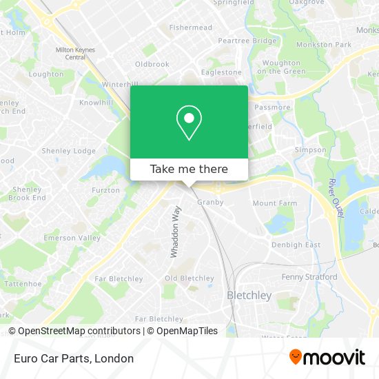 Euro Car Parts map