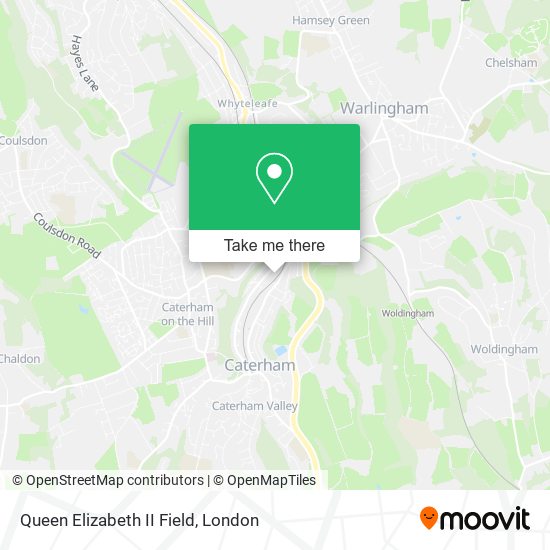 Queen Elizabeth II Field map