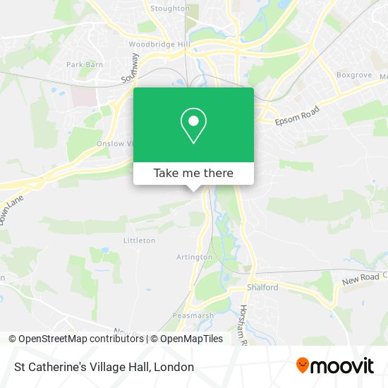 St Catherine's Village Hall map