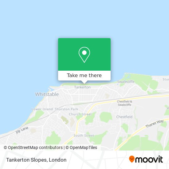 Tankerton Slopes map