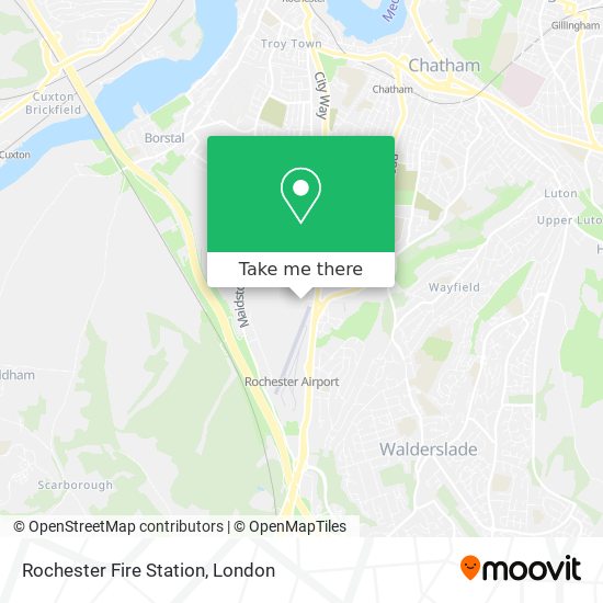 Rochester Fire Station map