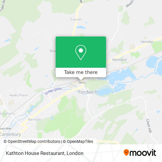 Kathton House Restaurant map