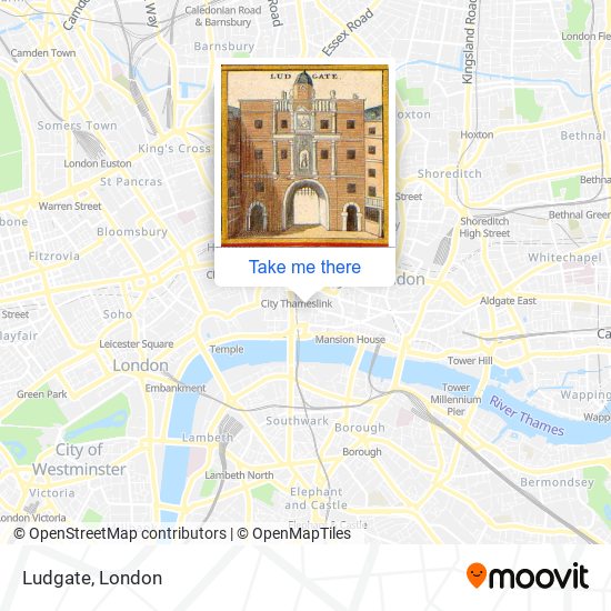 Ludgate map
