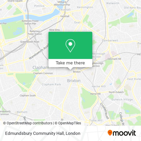 Edmundsbury Community Hall map