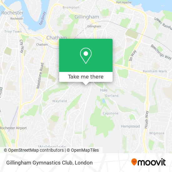 Gillingham Gymnastics Club map