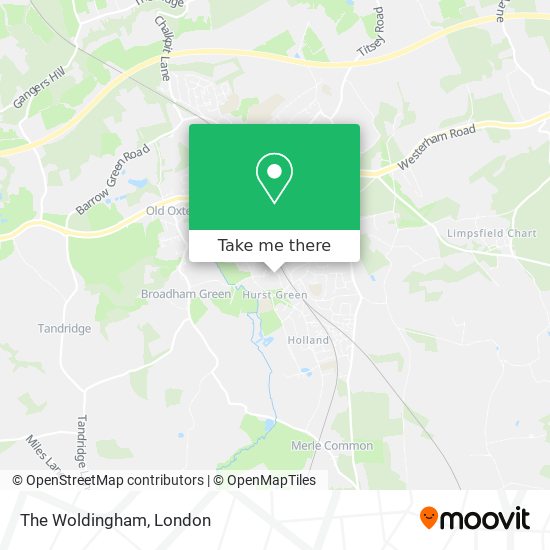 The Woldingham map