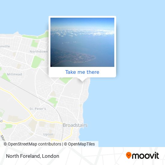 North Foreland map