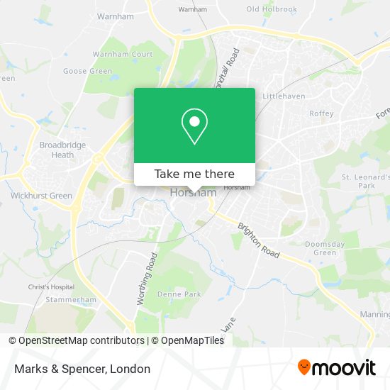 Marks & Spencer map