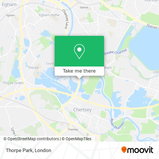 Thorpe Park map