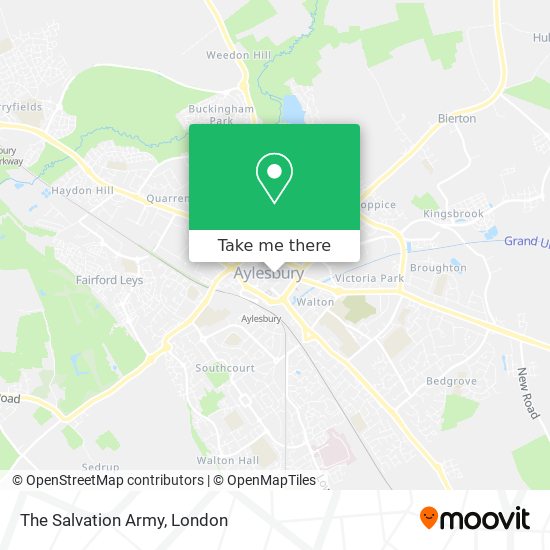 The Salvation Army map