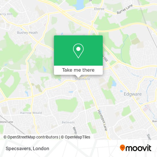 Specsavers map