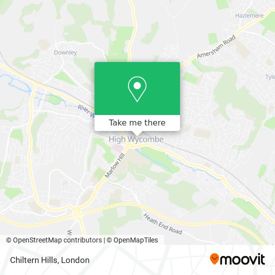 Chiltern Hills map