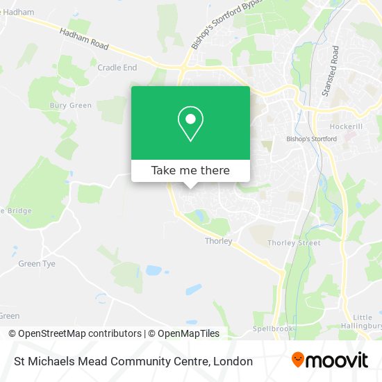 St Michaels Mead Community Centre map