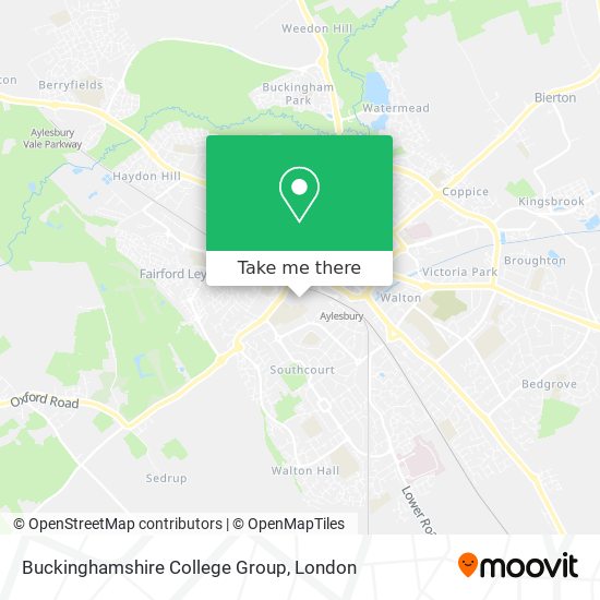 Buckinghamshire College Group map