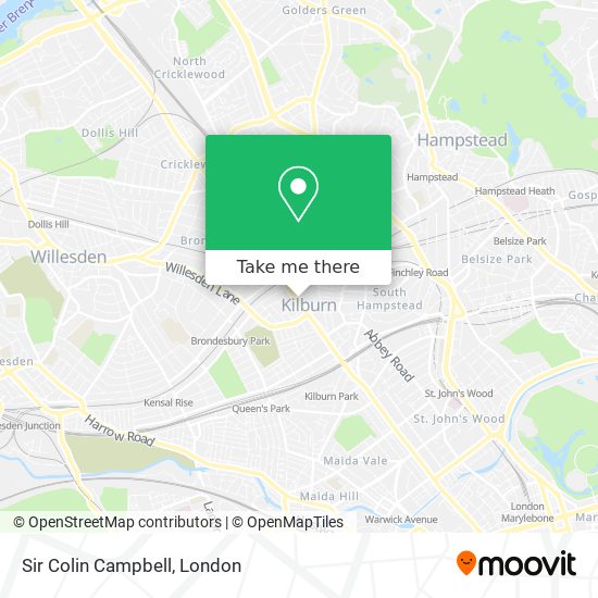 Sir Colin Campbell map