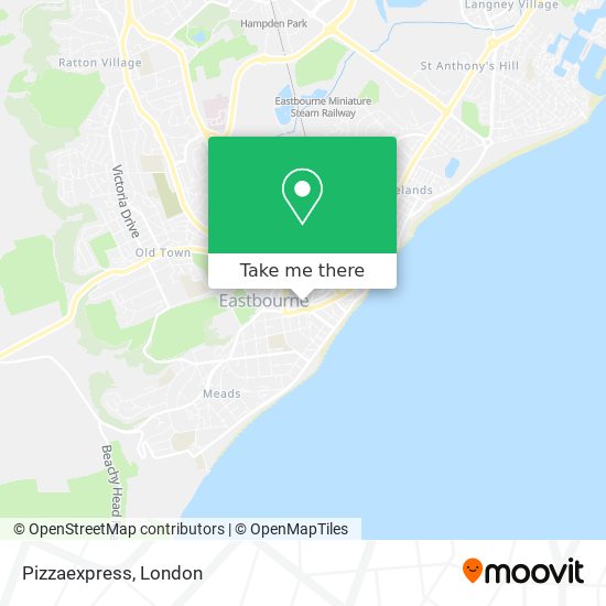 Pizzaexpress map