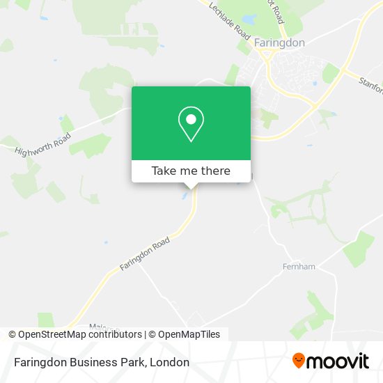 Faringdon Business Park map