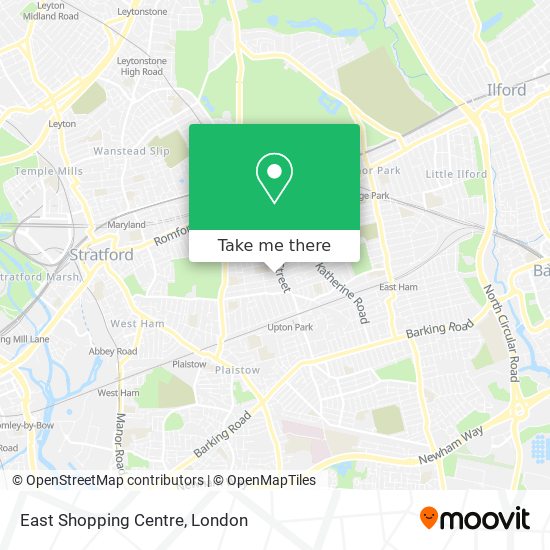 East Shopping Centre map