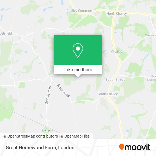 Great Homewood Farm map