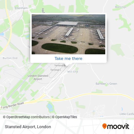 Stansted Airport map