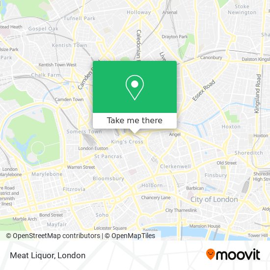 Meat Liquor map