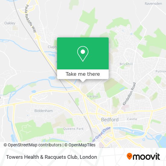 Towers Health & Racquets Club map